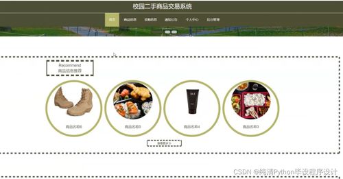 基于Django的校园二手商品交易系统设计与实现